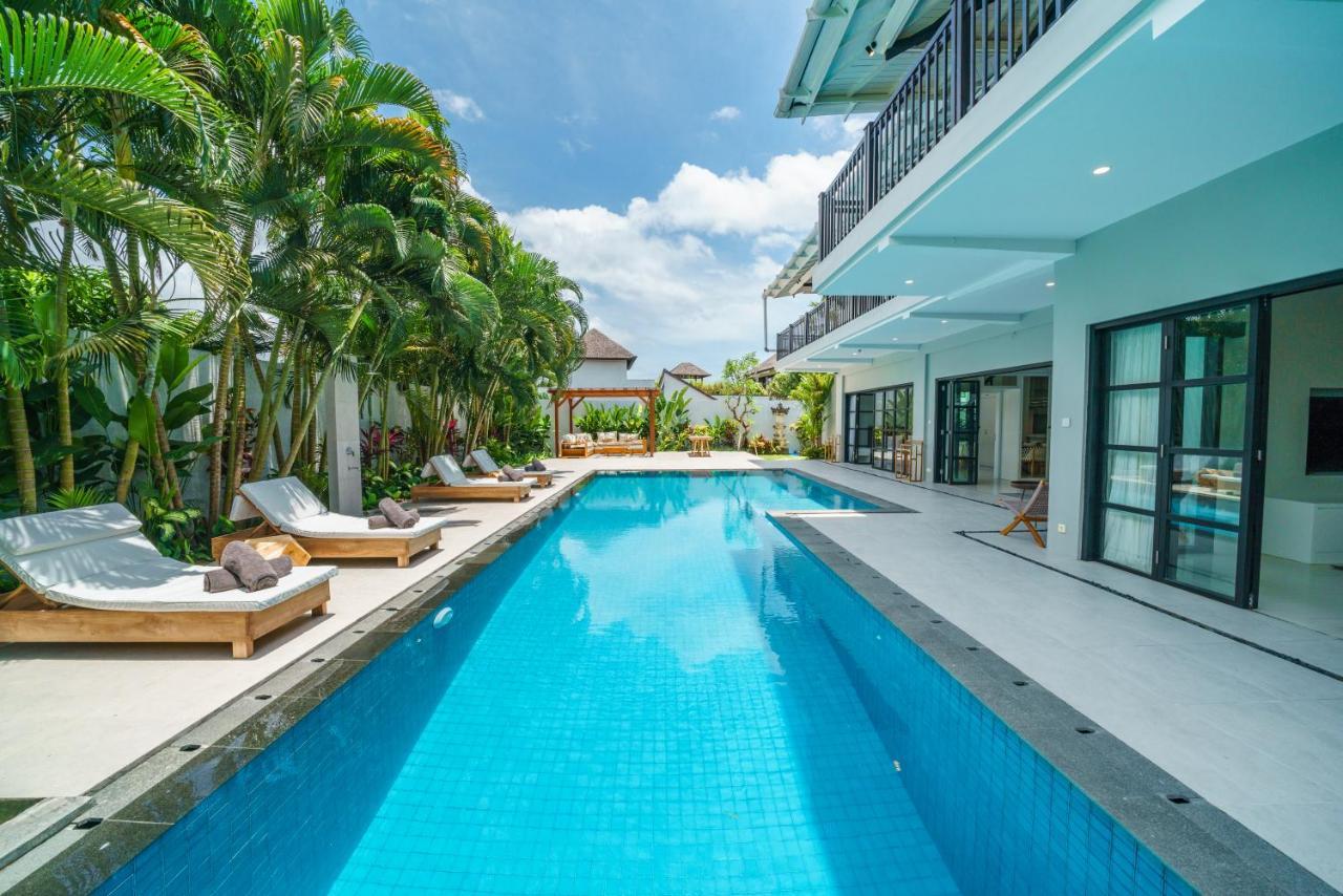 Villa Okenada - Modern 5-Bedroom Pool Villa In Berawa! Чангу Экстерьер фото