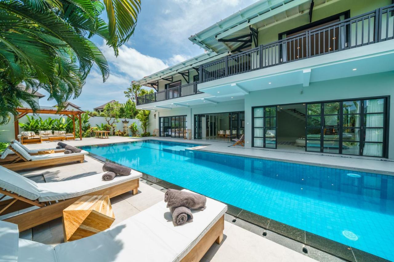 Villa Okenada - Modern 5-Bedroom Pool Villa In Berawa! Чангу Экстерьер фото