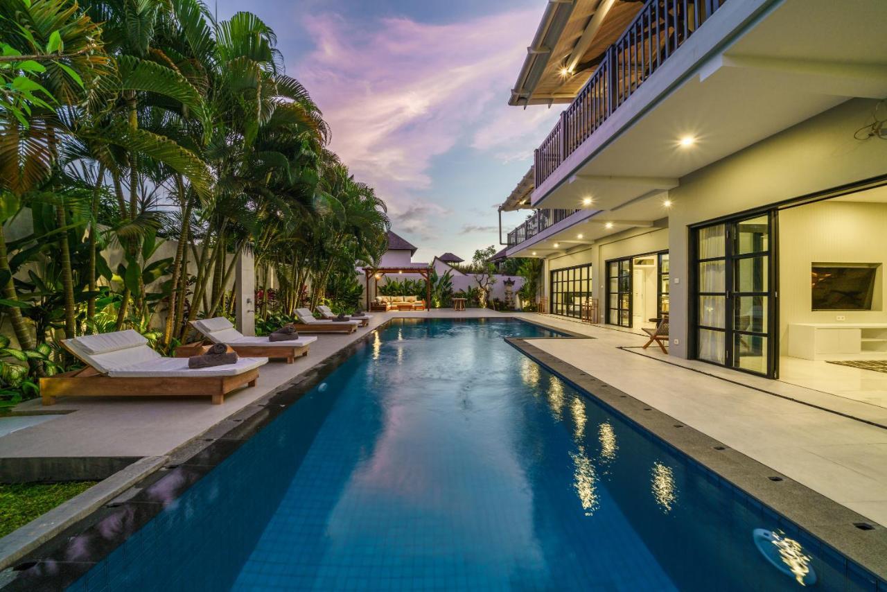 Villa Okenada - Modern 5-Bedroom Pool Villa In Berawa! Чангу Экстерьер фото